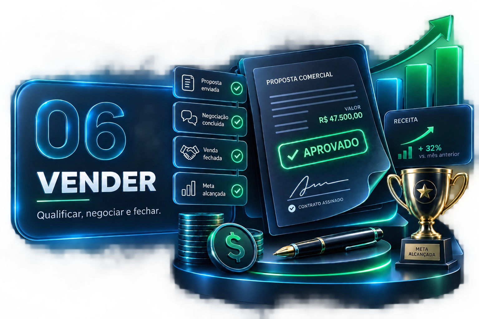 Vender — qualificar, negociar e fechar